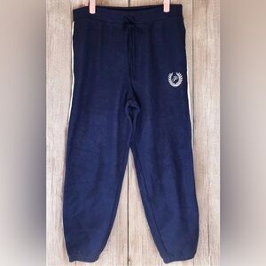 NWT PINK Victoria’s Secret Jogger Sweatpants Women’s Sz M Blue Pants Gym Lounge